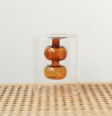 Miss Velora Venetia Stained Glass Vase in Yellow