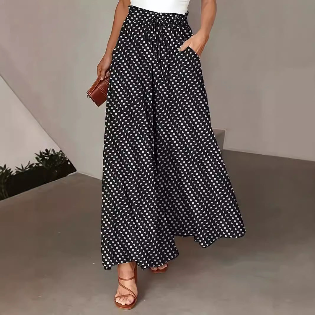 Miss Velora Mina Polka Wide-Leg Pants, alternate product image 7
