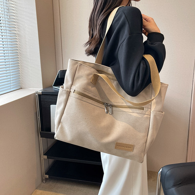 Miss Velora Deni̇Z Canvas Tote, main product image