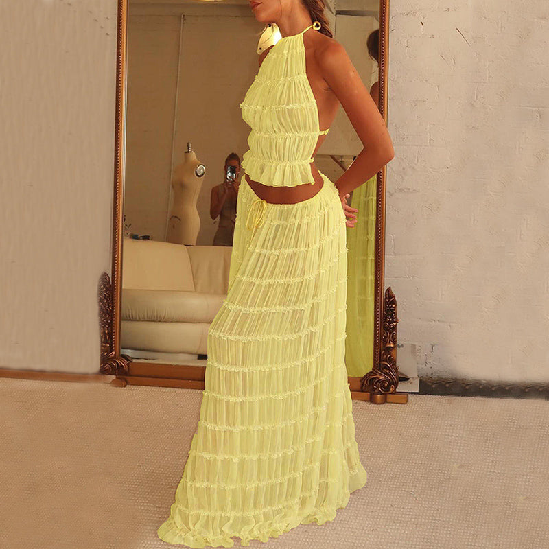 Miss Velora Solea Set in Yellow