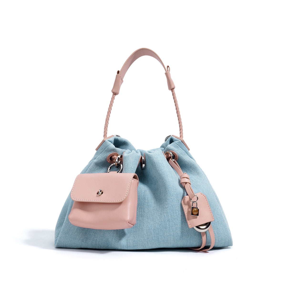 Miss Velora Mavi Denim Shoulder Bag, alternate product image 7