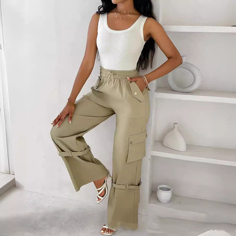 Miss Velora Artemis Utility Overalls in Apricot