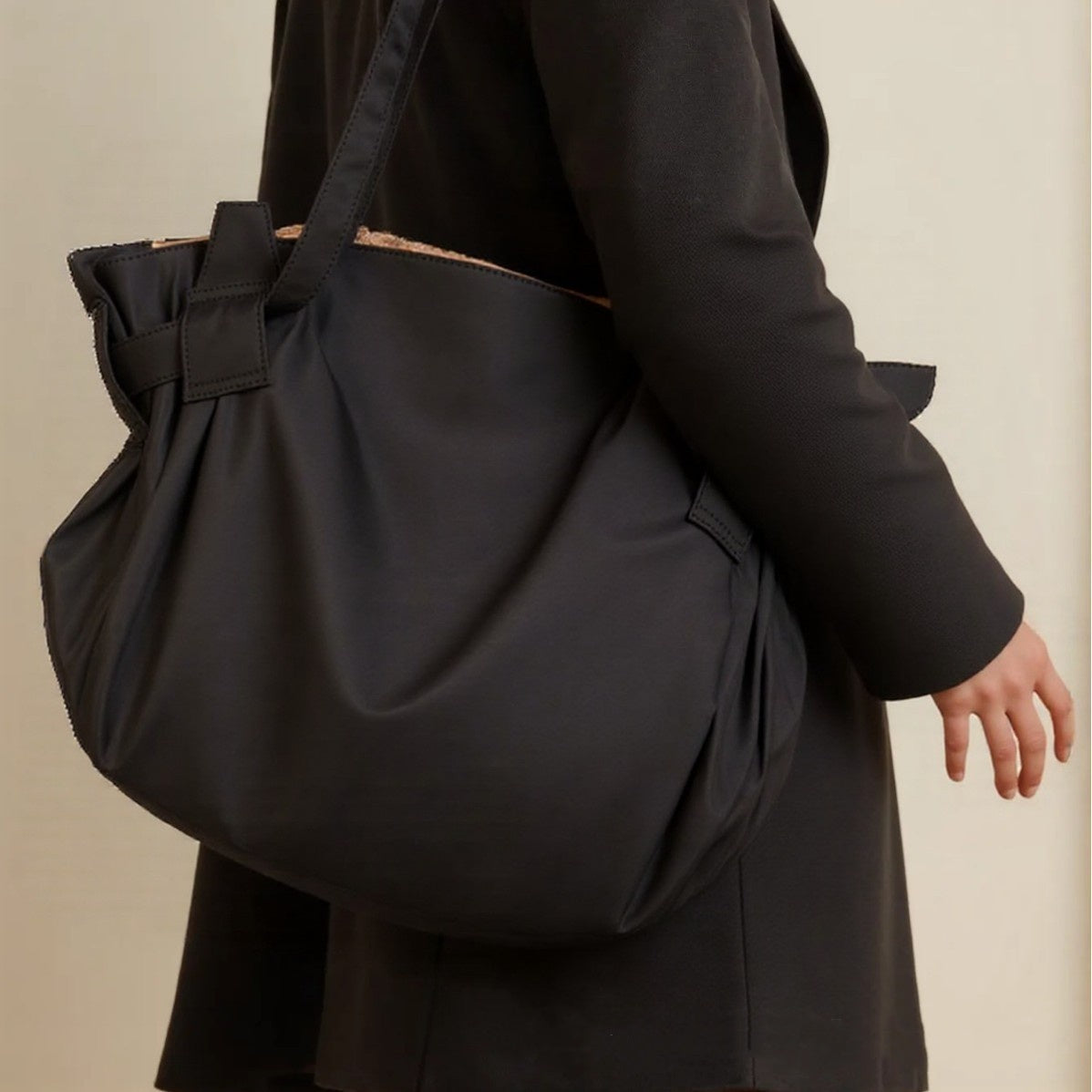 Miss Velora Iris Weekender Bag in Black