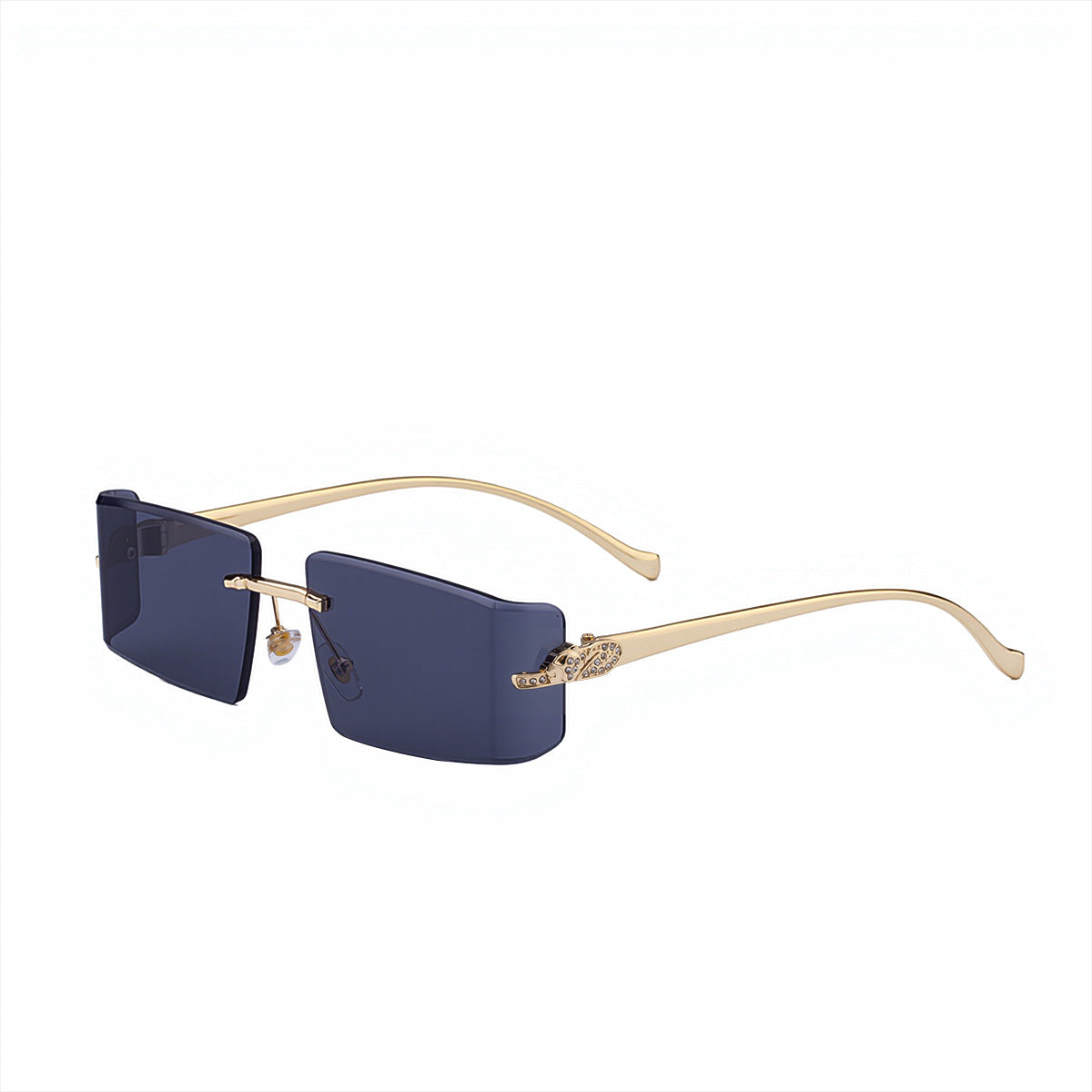 Miss Velora Soleil Crystal Rimless Sunglasses, alternate product image 9
