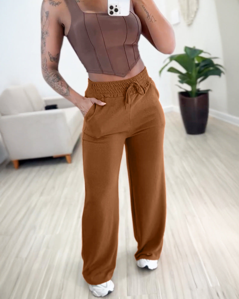 Miss Velora Inéstie Waist Trousers in Khaki