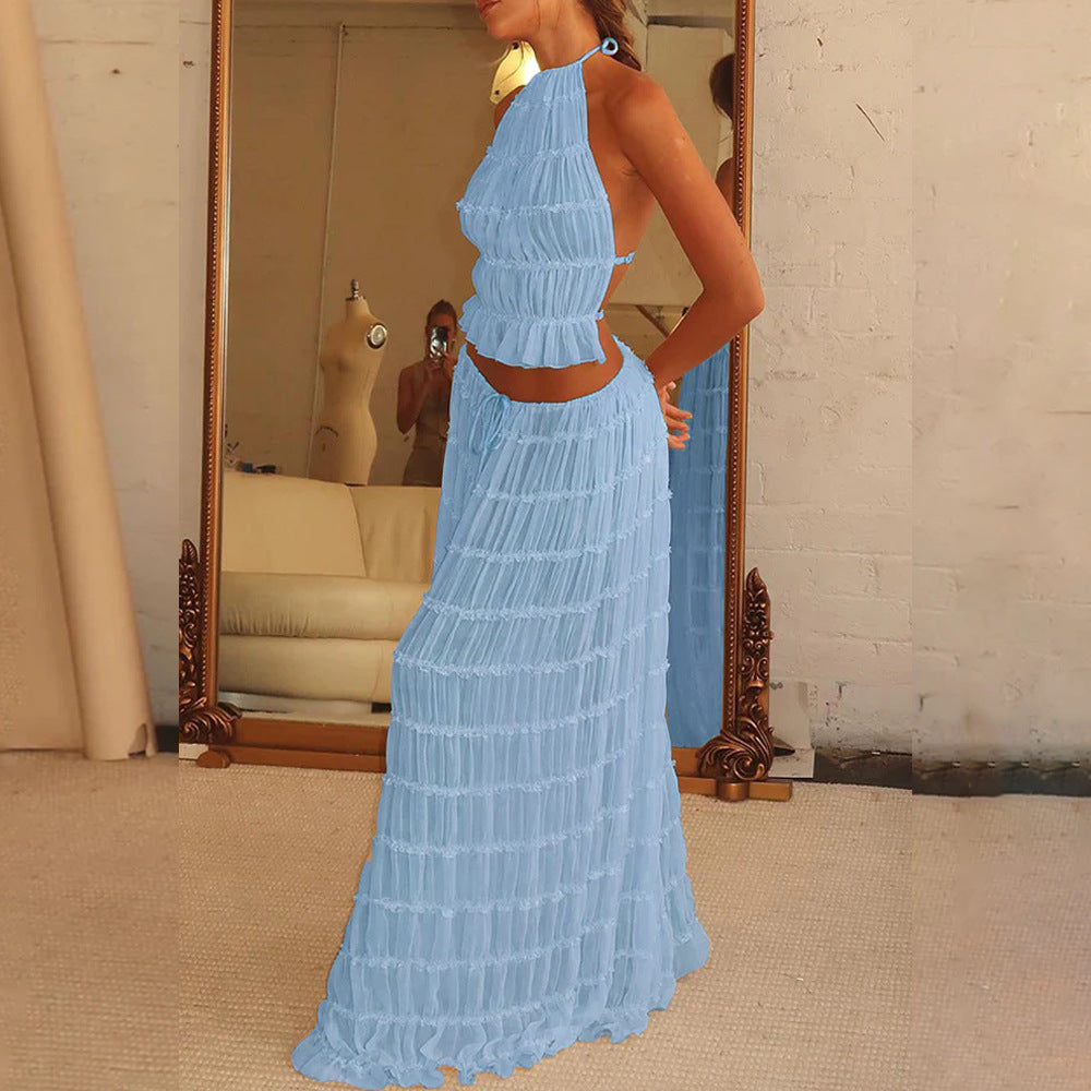 Miss Velora Solea Set in Light Blue