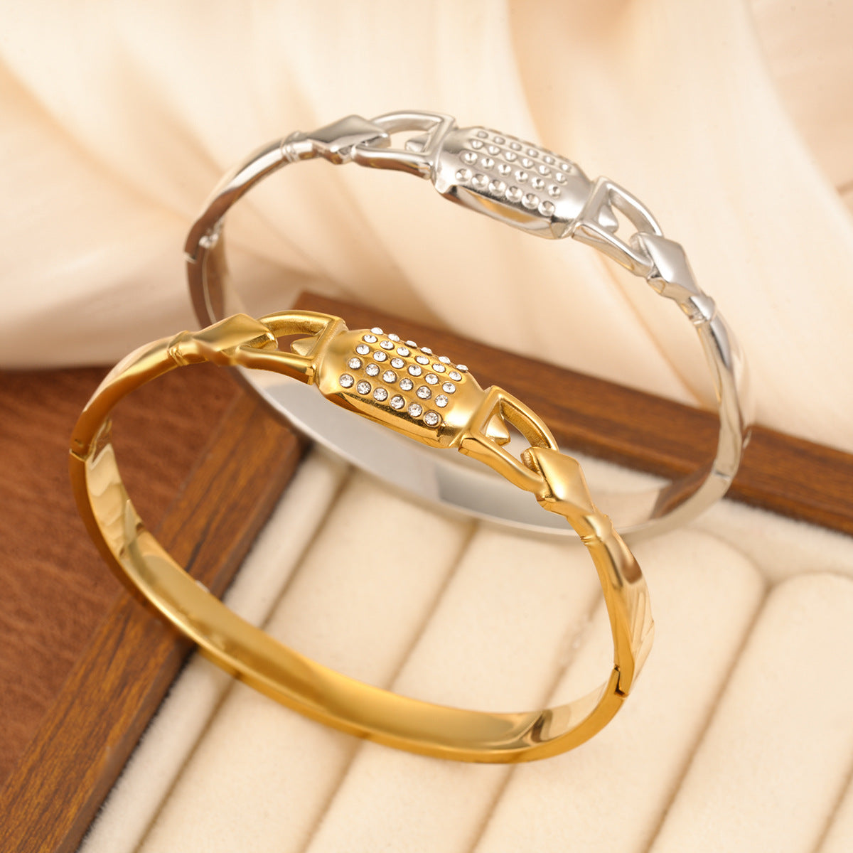 Miss Velora Aurelia Zircon Bangle, alternate product image 4