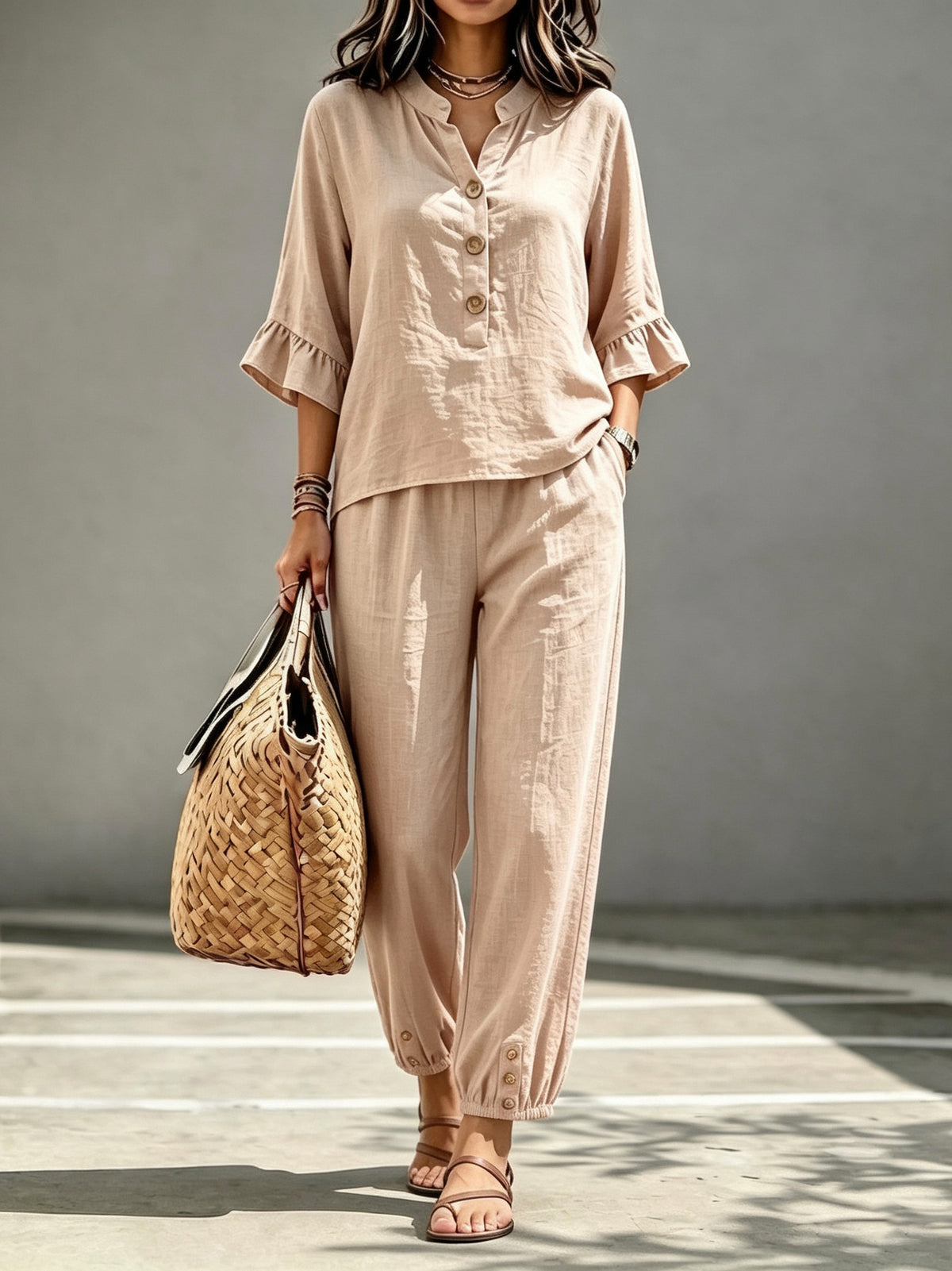 Miss Velora Alessia Set in Apricot