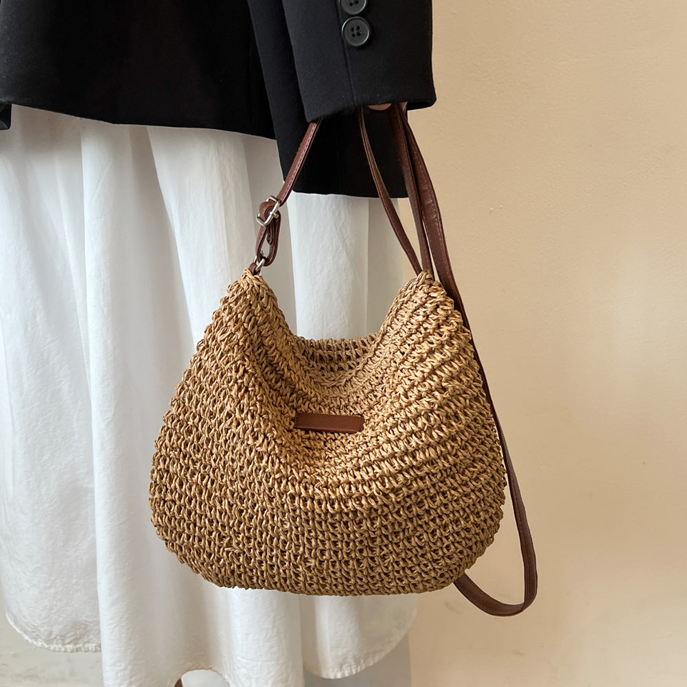 Miss Velora Paros Straw Tote, main product image