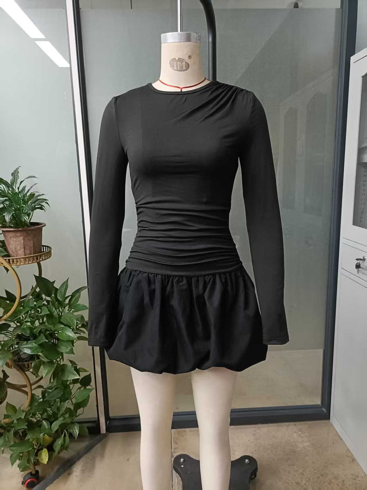 Miss Velora Tulipa Skirt in Black