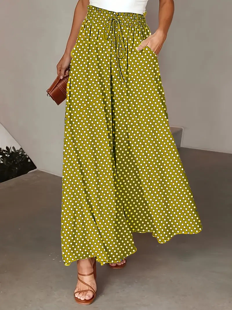 Miss Velora Mina Polka Wide-Leg Pants, main product image