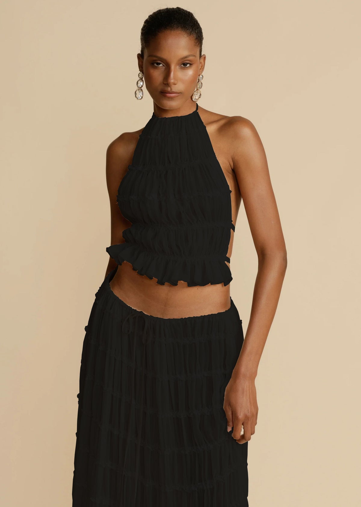 Miss Velora Solea Set in Black top