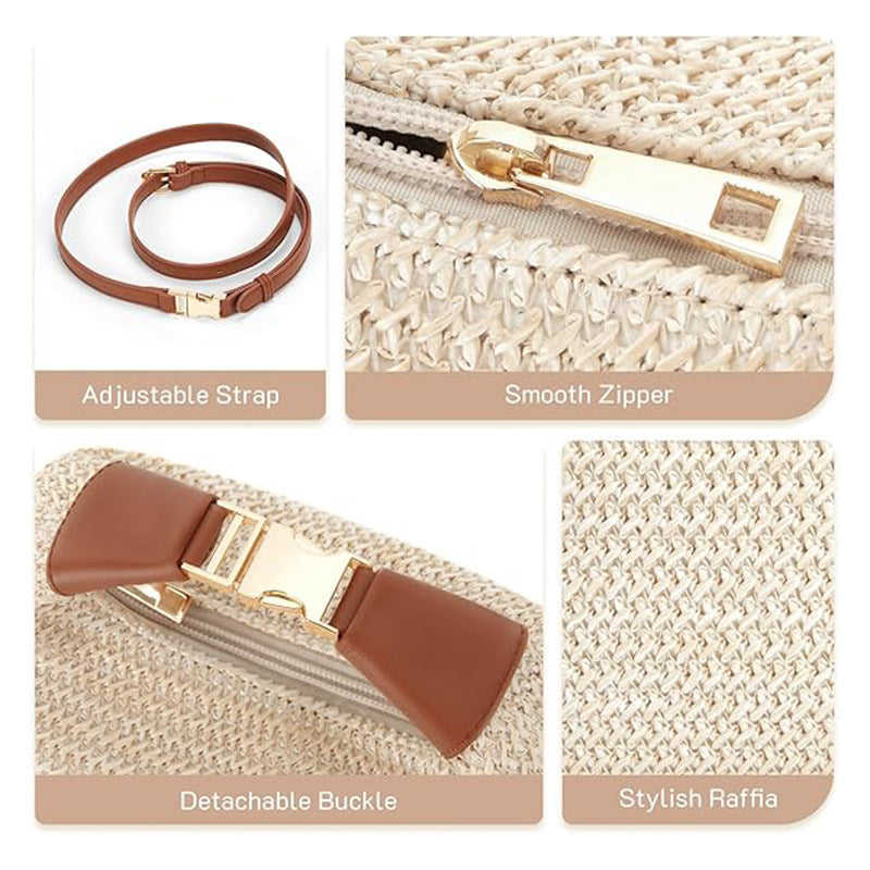 Miss Velora Nerea Straw Shoulder Bag, alternate product image 2
