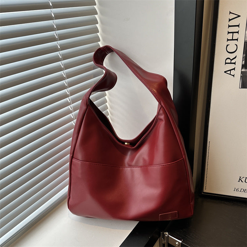 Miss Velora Siena Hobo Bag in Wine Red