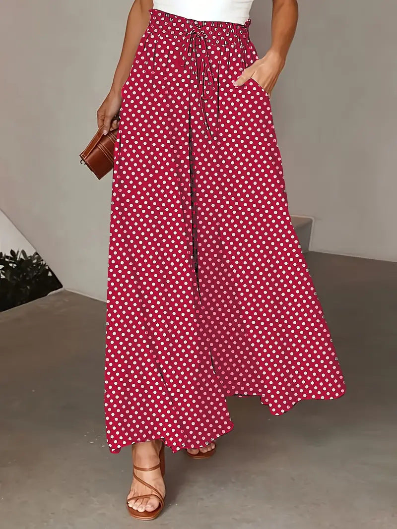 Miss Velora Mina Polka Wide-Leg Pants, alternate product image 6