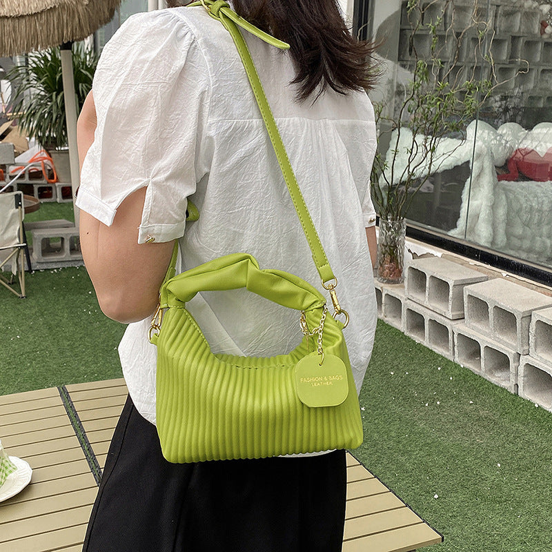 Miss Velora Elara Pleated Bag in Green
