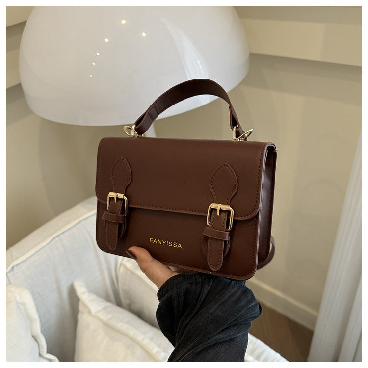 Miss Velora Fanyissa Satchel Bag in Dark Brown