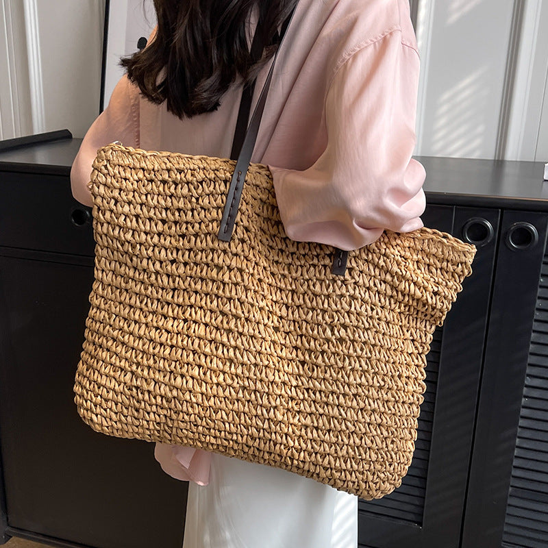 Miss Velora Marbella Woven Tote, main product image