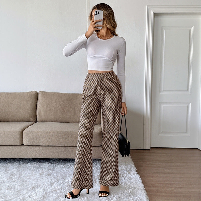 Miss Velora Carmen Plaid Trousers, alternate product image 2