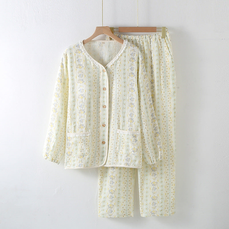 Miss Velora Ayla Cotton Lounge Set in Wind Chime Post Office