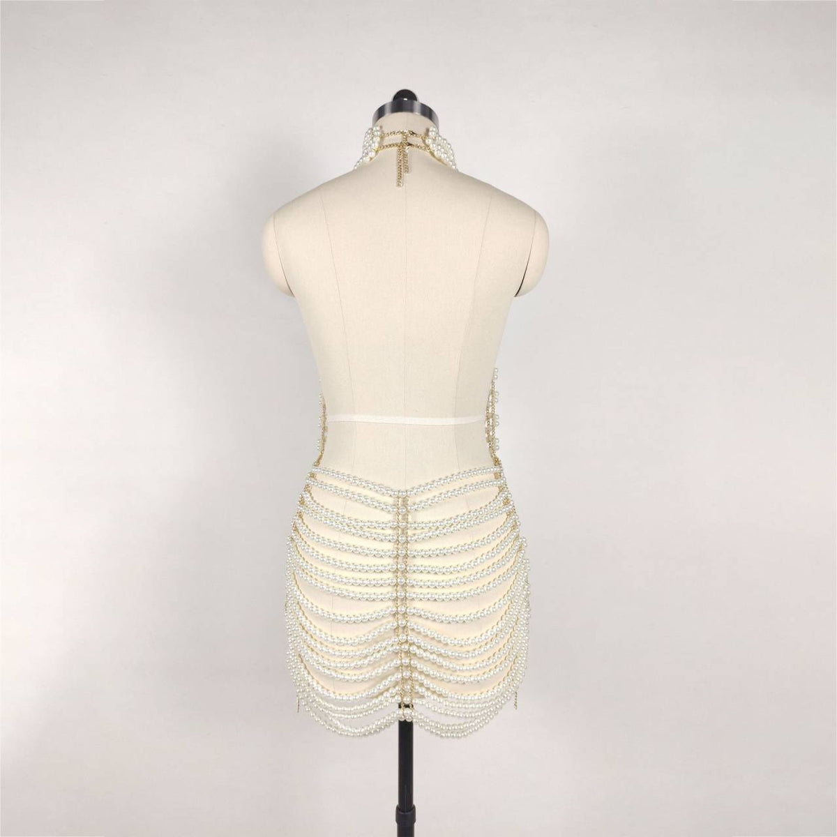 Miss Velora Bianca Beaded Mini Dress, alternate product image 2