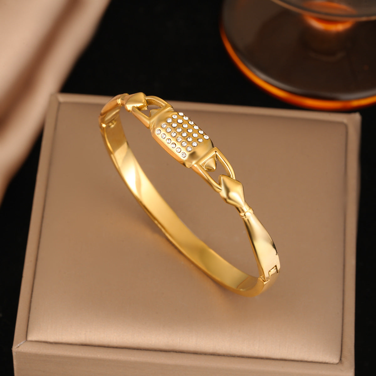 Miss Velora Aurelia Zircon Bangle, alternate product image 2