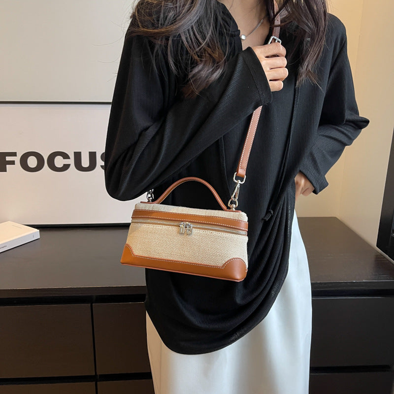Miss Velora Ada Canvas Crossbody in Brown
