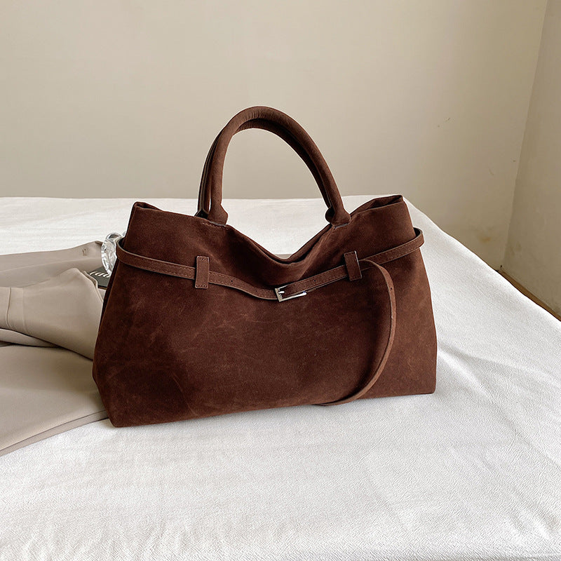 Miss Velora Terra Suede Tote, alternate product image 8