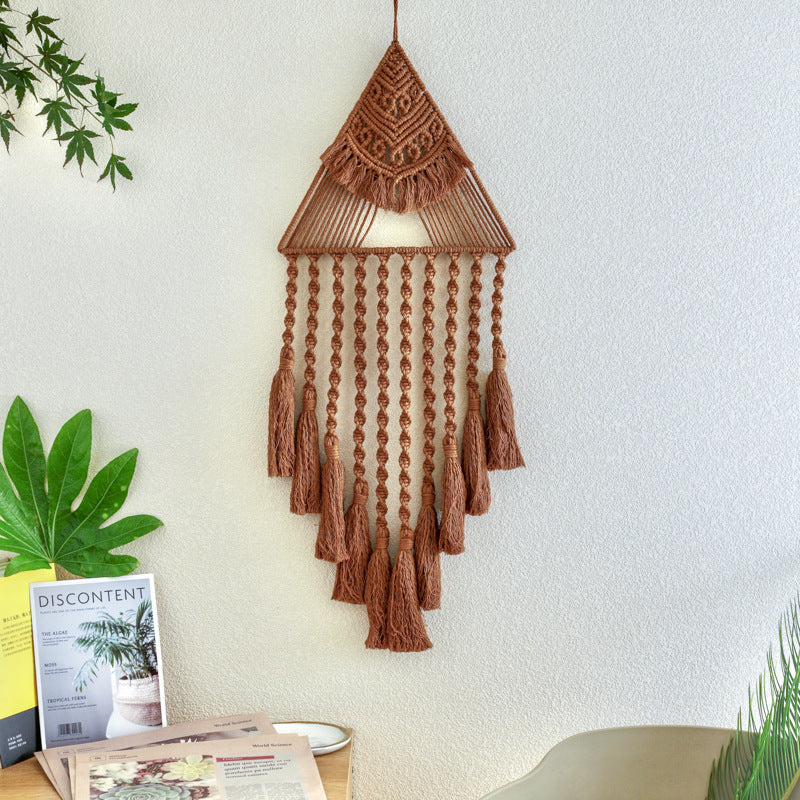 Miss Velora Luna Woven Dream Catcher in Brown