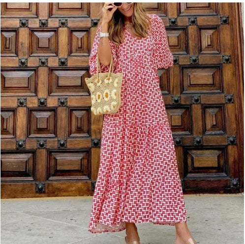 Miss Velora Florencia Dress in Red