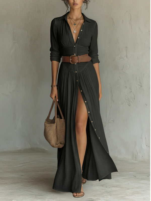 Miss Velora Olivia Maxi Dress in Black