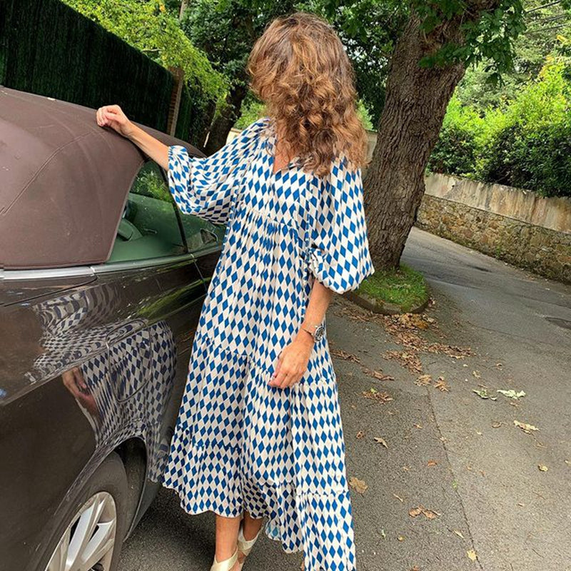 Miss Velora Florencia Dress in Sky Blue